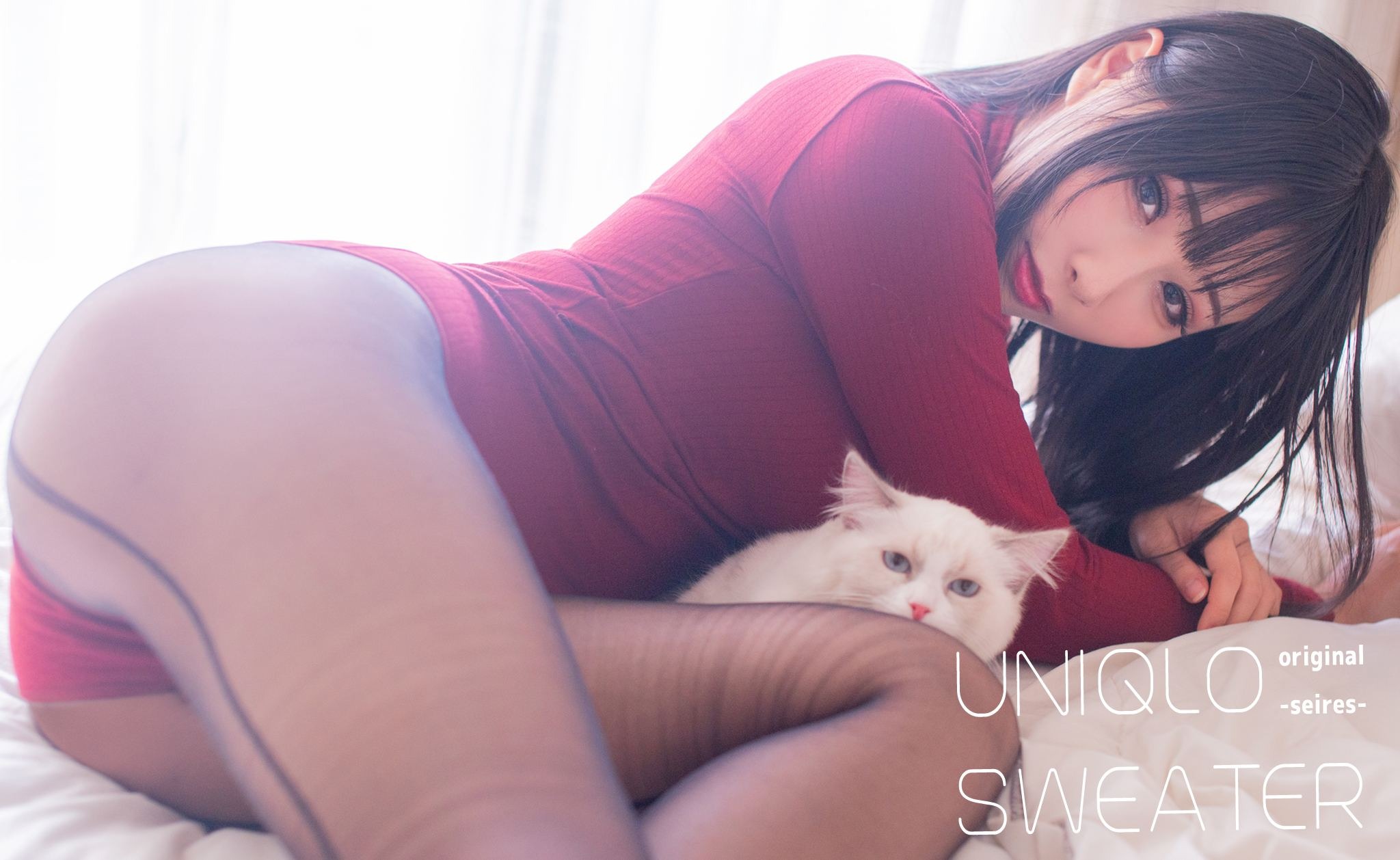 图片[1]-雨波_HaneAme – NO.068 UNIQLO Sweater[24P]-XikXak